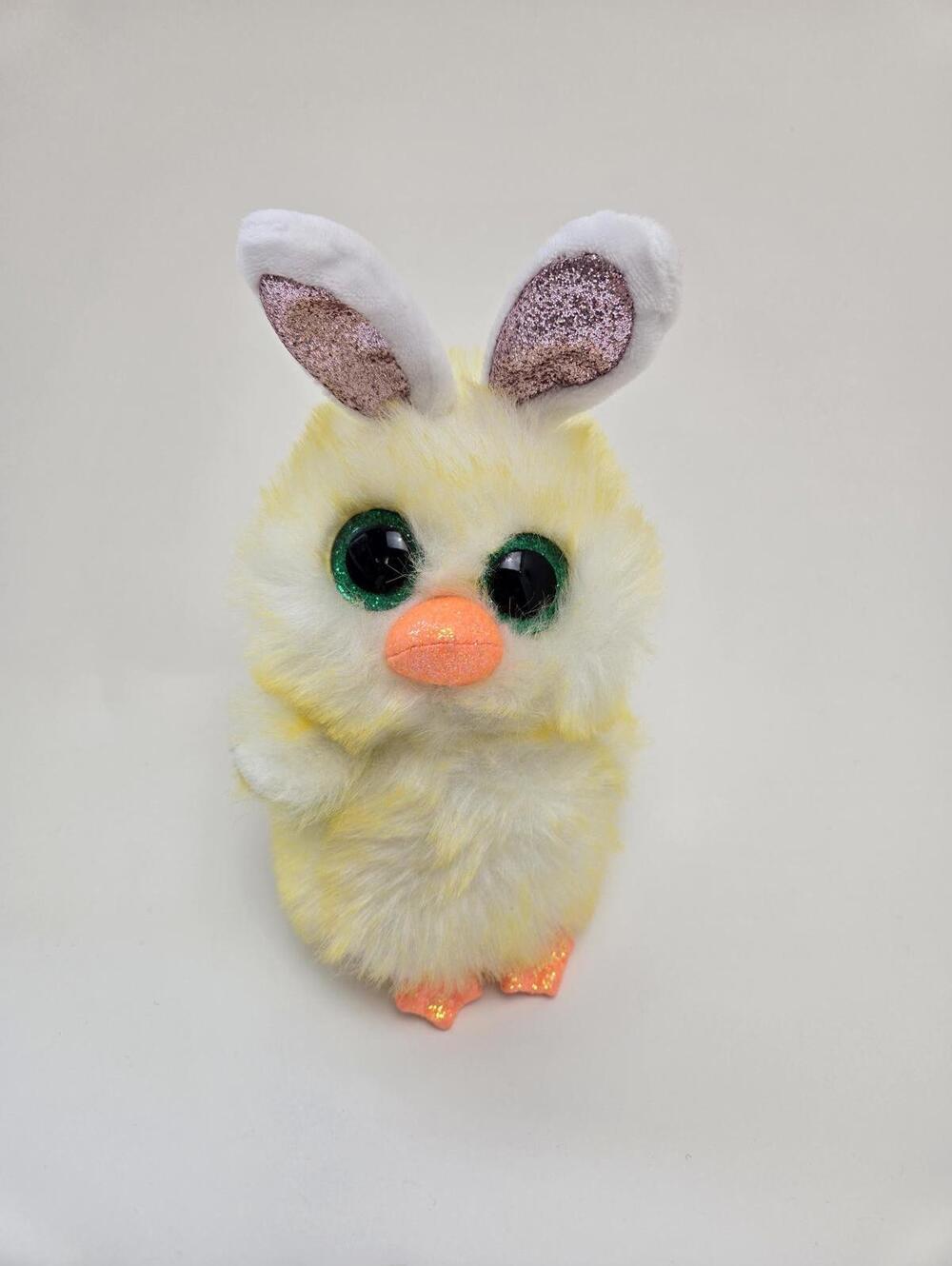 TY Beanie Boo “Coop” the Easter Chick with Bunny Ears - No Tags (6 inch)